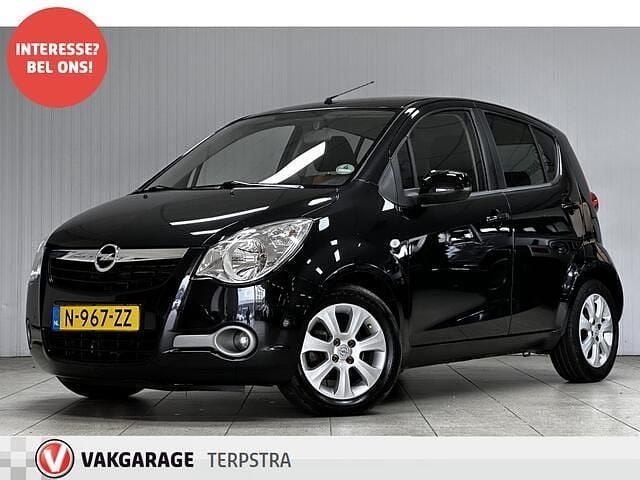 Zwart Gebruikt 2009 Opel Agila Enjoy Hatchback | € 2.450 (Super prijs) - Afbeelding 1/4
