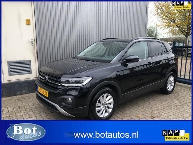 Zwart Gebruikt 2021 VW T-Cross Life SUV | € 17.900 (Eerlijke prijs) - Afbeelding 1/4