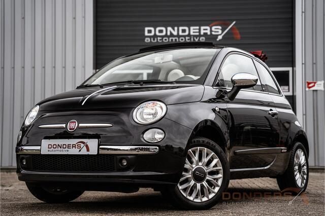 Zwart Gebruikt 2015 Fiat 500C Cabriolet | € 6.995 (Super prijs) - Afbeelding 1/4