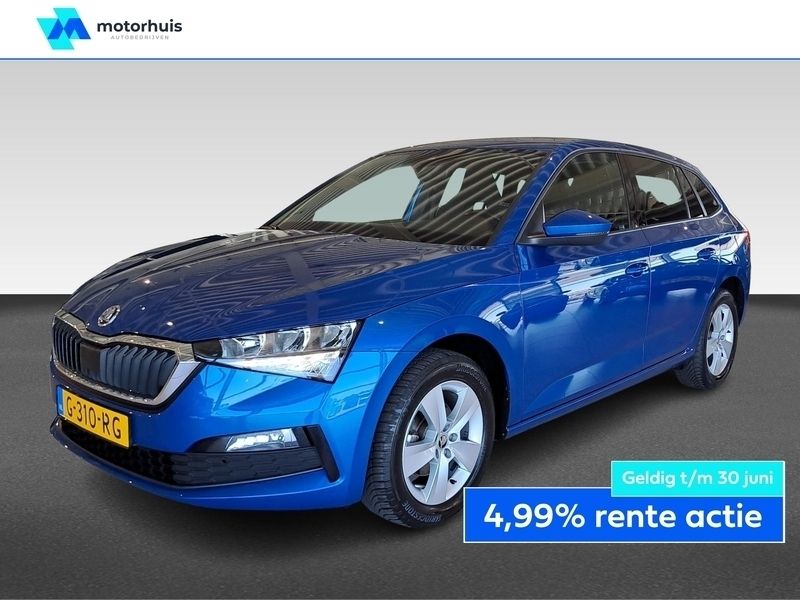 Blauw Gebruikt 2019 Skoda Scala Business Line Hatchback | € 18.875 (Eerlijke prijs) - Afbeelding 1/4