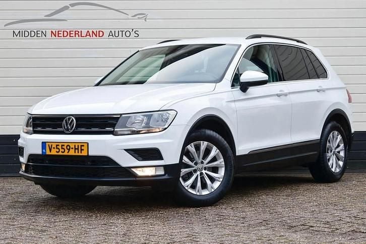 Wit Gebruikt 2017 VW Tiguan SUV | € 17.995 (Goede deal) - Afbeelding 1/4