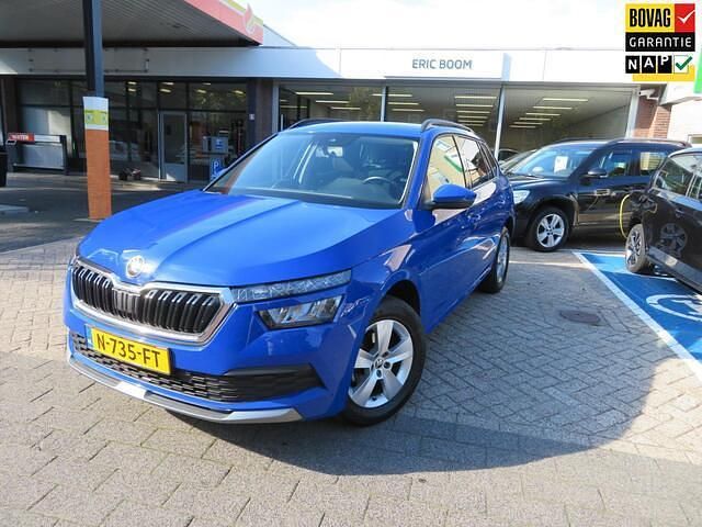 Blauw Gebruikt 2021 Skoda Kamiq Ambition SUV | € 17.950 (Eerlijke prijs) - Afbeelding 1/4
