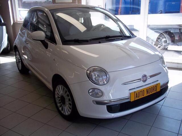 Wit Gebruikt 2011 Fiat 500C Lounge Cabriolet | € 5.950 (Duur) - Afbeelding 1/4