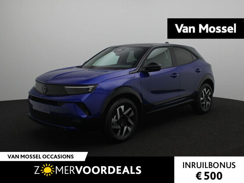Blauw Nieuw 2025 Opel Mokka SUV | € 39.141 - Afbeelding 1/4