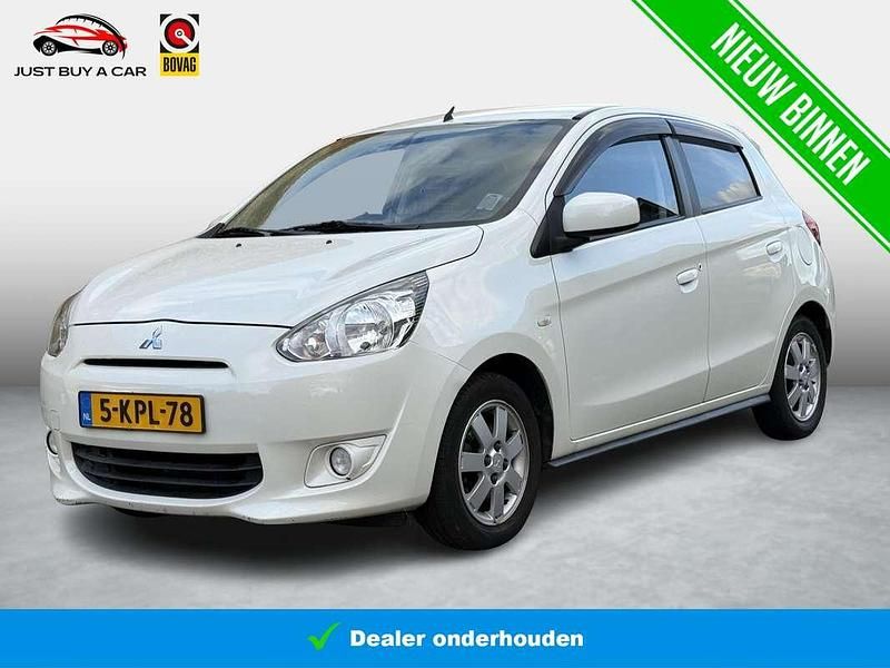 Wit Gebruikt 2013 Mitsubishi Space Star Intense Hatchback | € 7.250 (Duur) - Afbeelding 1/3