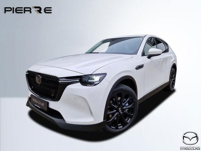 Wit Nieuw 2025 Mazda CX-60 Edition SUV | € 52.800 (Super prijs) - Afbeelding 1/4