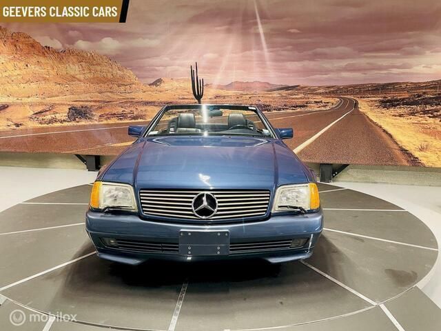 Blauw Gebruikt 1992 Mercedes SL500 Cabriolet | € 19.750 - Afbeelding 1/4