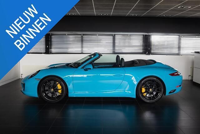 Blauw Gebruikt 2016 Porsche 911 Carrera 4S Cabriolet Cabriolet | € 114.900 (Duur) - Afbeelding 1/4