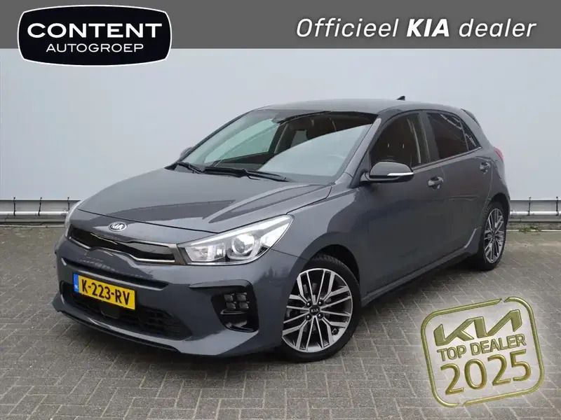 Grijs Gebruikt 2021 Kia Rio GT-Line Hatchback | € 17.940 (Eerlijke prijs) - Afbeelding 1/4