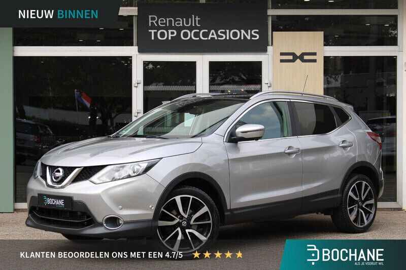 Bright silver Gebruikt 2016 Nissan Qashqai Tekna SUV | € 13.750 (Goede deal) - Afbeelding 1/4