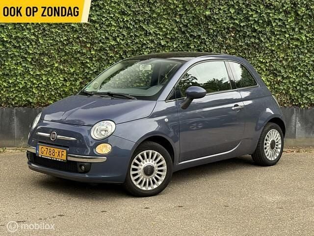 Blauw Gebruikt 2013 Fiat 500 Lounge Hatchback | € 6.490 (Goede deal) - Afbeelding 1/4