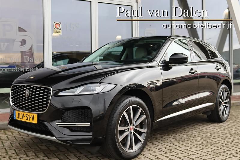 Zwart Gebruikt 2022 Jaguar F-Pace S SUV | € 38.920 (Eerlijke prijs) - Afbeelding 1/4