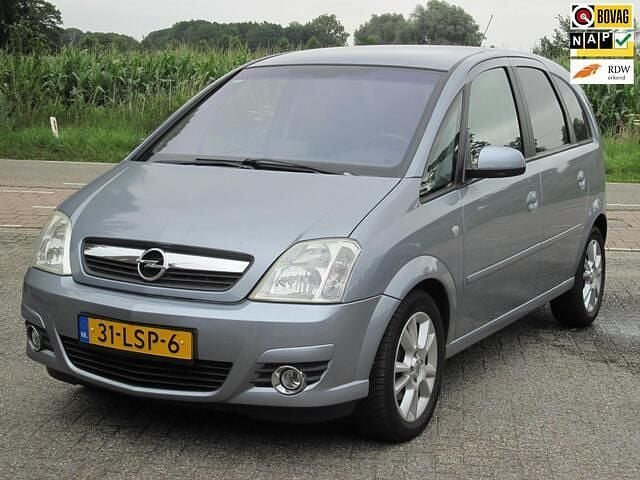 Grijs Gebruikt 2010 Opel Meriva Cosmo MPV | € 3.850 (Eerlijke prijs) - Afbeelding 1/4