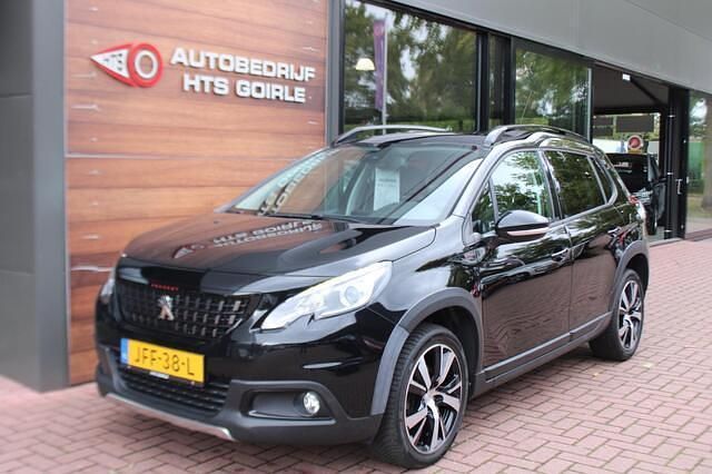 Zwart Gebruikt 2019 Peugeot 2008 Allure GT-Line SUV | € 15.950 (Iets duurder) - Afbeelding 1/4