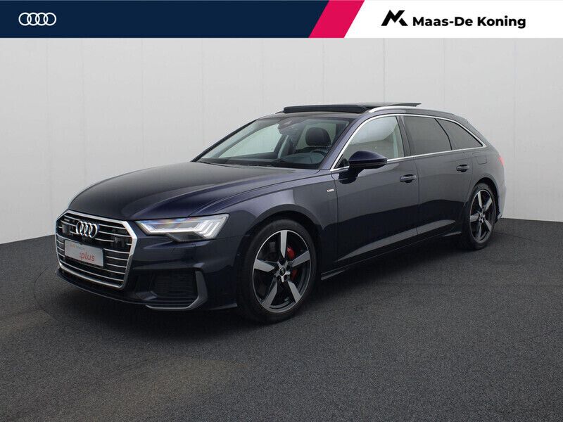 Blauw Gebruikt 2021 Audi A6 S-Line Stationwagen | € 46.940 (Eerlijke prijs) - Afbeelding 1/4