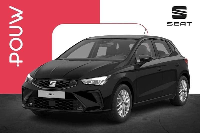 Zwart Nieuw 2025 Seat Ibiza Style Plus Hatchback | € 24.550 (Goede deal) - Afbeelding 1/4