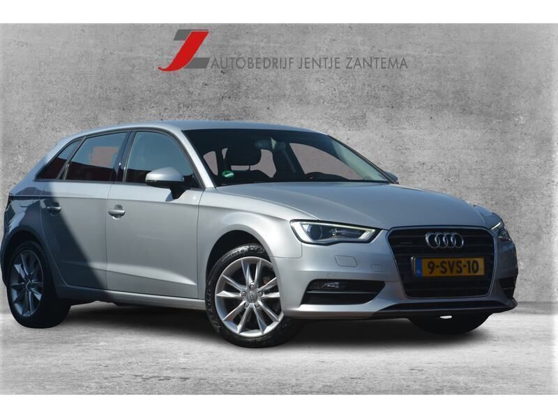 Grijs Gebruikt 2014 Audi A3 Ambition Hatchback | € 14.999 (Goede deal) - Afbeelding 1/4