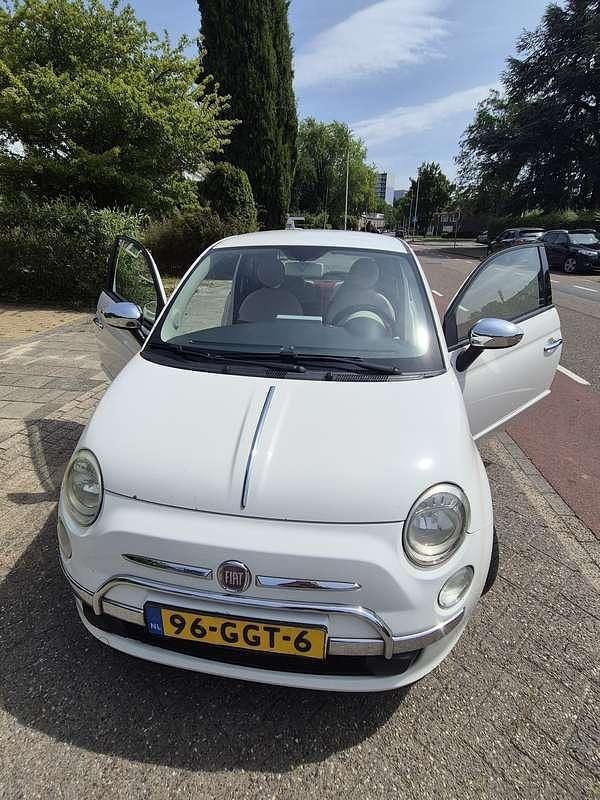Wit Gebruikt 2008 Fiat 500 Pop Hatchback | € 4.250 (Eerlijke prijs) - Afbeelding 1/4