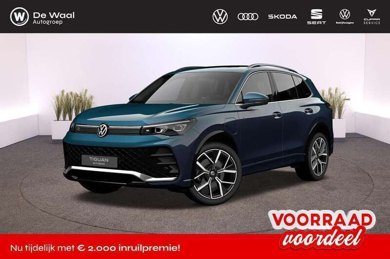 Night shade blue Nieuw 2025 VW Tiguan R-line Edition SUV | € 59.995 (Duur) - Afbeelding 1/4
