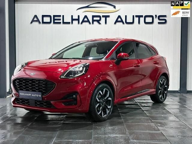 Rood Gebruikt 2022 Ford Puma Gen-E ST-Line X SUV | € 19.950 - Afbeelding 1/1