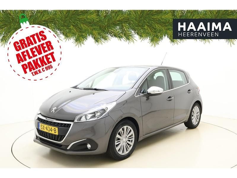 Grijs, metallic lak Gebruikt 2017 Peugeot 208 Hatchback | € 7.950 (Eerlijke prijs) - Afbeelding 1/3