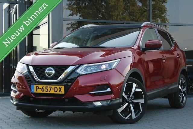 Rood Gebruikt 2021 Nissan Qashqai Tekna SUV | € 22.950 (Eerlijke prijs) - Afbeelding 1/4