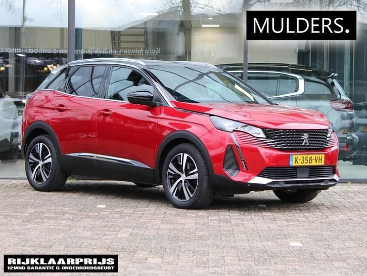 Rood Gebruikt 2021 Peugeot 3008 GTi SUV | € 23.987 (Iets duurder) - Afbeelding 1/4
