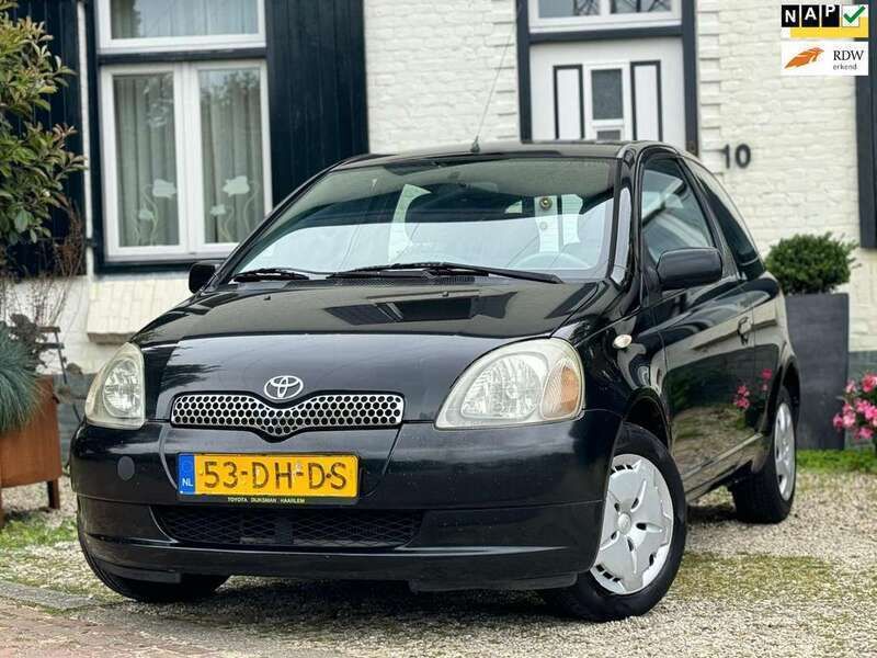 Zwart, metallic lak Gebruikt 1999 Toyota Yaris Sol Hatchback | € 1.450 (Iets duurder) - Afbeelding 1/4
