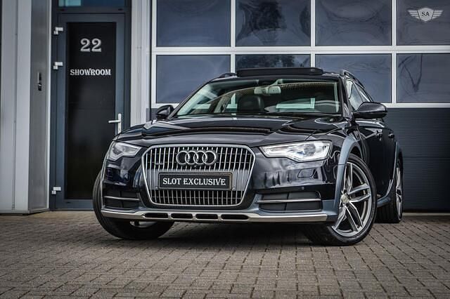 Zwart Gebruikt 2013 Audi A6 Allroad Premium Stationwagen | € 15.950 (Duur) - Afbeelding 1/4