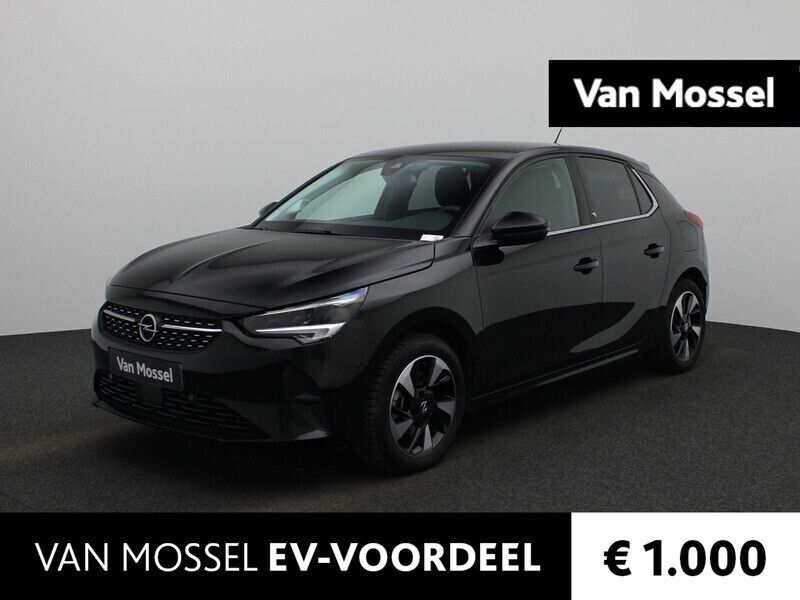 Zwart Gebruikt 2023 Opel Corsa-e Elegance Hatchback | € 20.900 (Eerlijke prijs) - Afbeelding 1/4