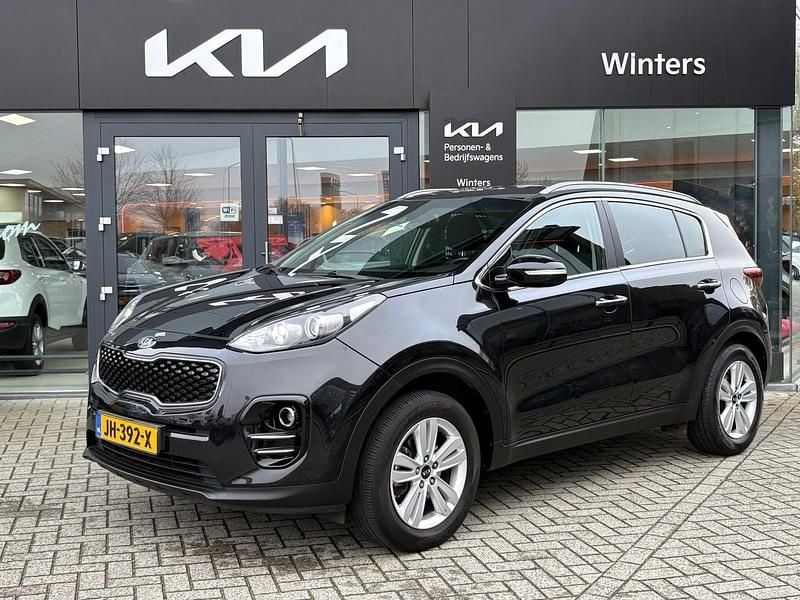 Zwart Gebruikt 2016 Kia Sportage First Edition SUV | € 14.945 (Eerlijke prijs) - Afbeelding 1/4