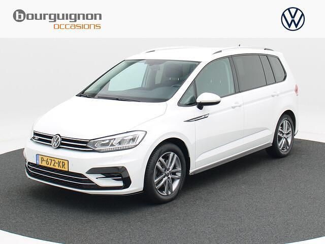 Wit Gebruikt 2021 VW Touran R-line MPV | € 32.850 (Eerlijke prijs) - Afbeelding 1/4