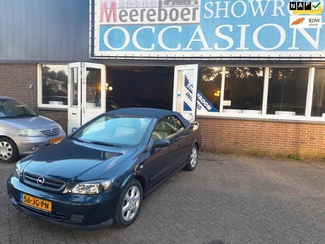 Blauw Gebruikt 2002 Opel Astra Cabriolet Cabriolet | € 3.495 - Afbeelding 1/4