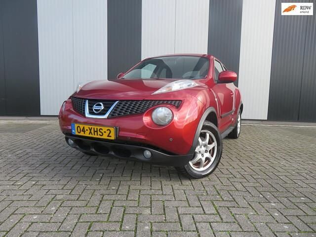 Rood Occasion 2012 Nissan Juke Acenta SUV | € 4.950 (Eerlijke prijs) - Afbeelding 1/4