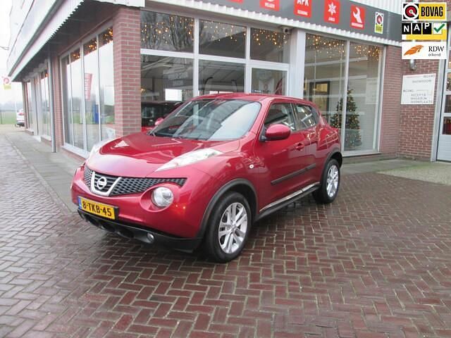 Rood Occasion 2014 Nissan Juke Acenta SUV | € 11.500 (Eerlijke prijs) - Afbeelding 1/4