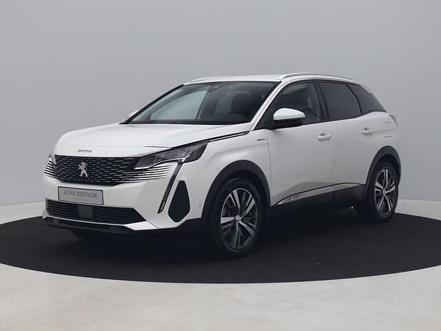 Wit Gebruikt 2021 Peugeot 3008 Allure SUV | € 22.400 (Super prijs) - Afbeelding 1/4