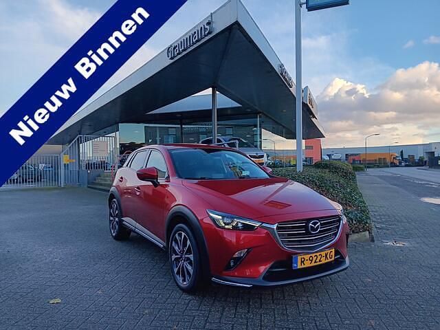 Rood (parellak) Occasion 2019 Mazda CX-3 SUV | € 19.950 (Eerlijke prijs) - Afbeelding 1/4