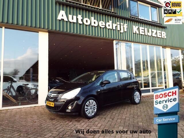 Zwart Gebruikt 2011 Opel Corsa Edition Hatchback | € 3.950 (Eerlijke prijs) - Afbeelding 1/4