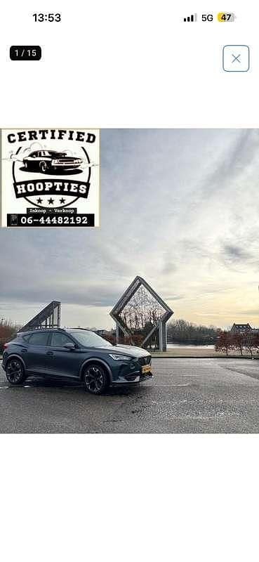 Occasion Cupra Formentor 310 PK (228 kW) 2020 Grijs SUV