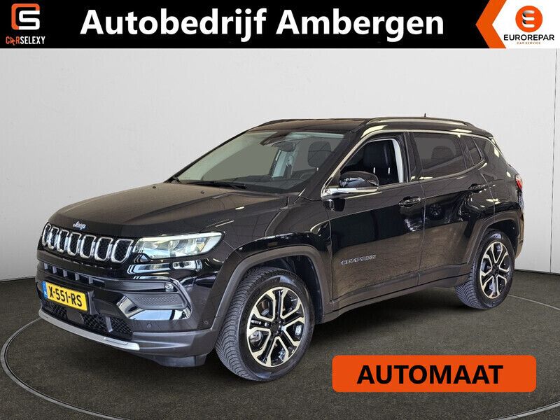 Zwart Gebruikt 2021 Jeep Compass SUV | € 23.900 (Goede deal) - Afbeelding 1/4