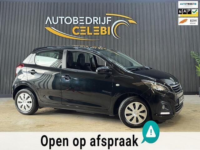 Zwart Gebruikt 2017 Peugeot 108 Active Hatchback | € 6.345 (Eerlijke prijs) - Afbeelding 1/4