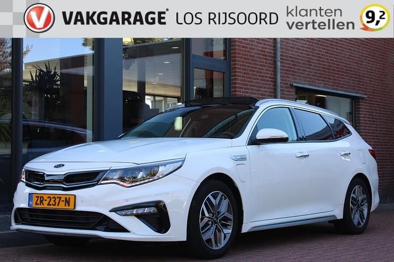 Wit Gebruikt 2019 Kia Optima Hybrid Sedan | € 21.295 (Eerlijke prijs) - Afbeelding 1/4