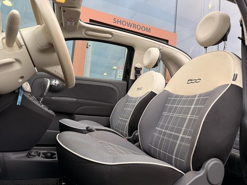 Occasion Fiat 500 Lounge 2016 Zwart Cabriolet