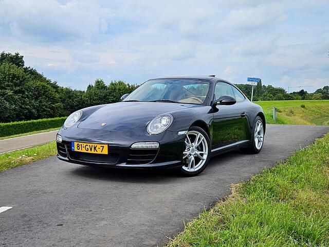 Zwart, metallic lak Gebruikt 2008 Porsche 911 Carrera Chrono Coupé | € 49.950 (Eerlijke prijs) - Afbeelding 1/4
