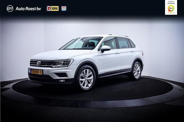Wit Gebruikt 2018 VW Tiguan Comfortline SUV | € 16.950 (Goede deal) - Afbeelding 1/4