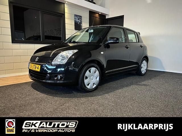 Zwart Gebruikt 2009 Suzuki Swift Exclusive Hatchback | € 7.495 (Iets duurder) - Afbeelding 1/4