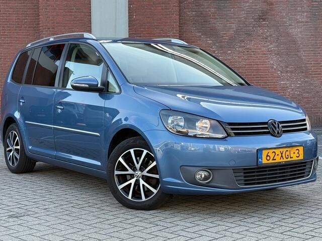 Blauw Gebruikt 2012 VW Touran Highline MPV | € 8.495 (Eerlijke prijs) - Afbeelding 1/4