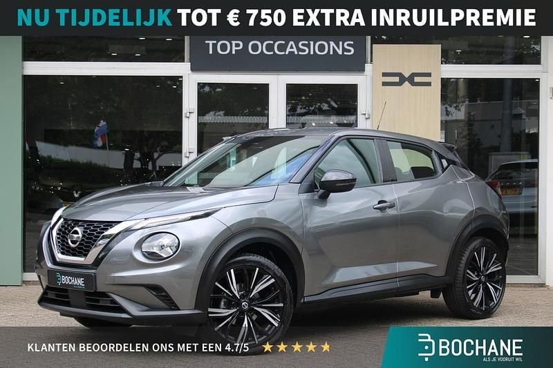 Grijs Gebruikt 2020 Nissan Juke Acenta SUV | € 17.745 (Eerlijke prijs) - Afbeelding 1/4