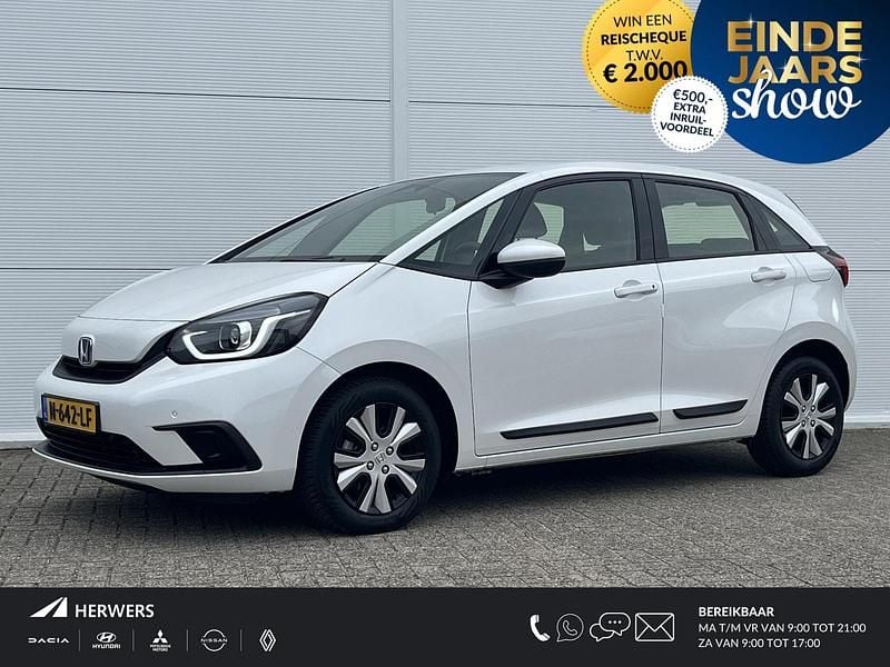 Wit Gebruikt 2021 Honda Jazz Elegance Hatchback | € 20.885 (Goede deal) - Afbeelding 1/4