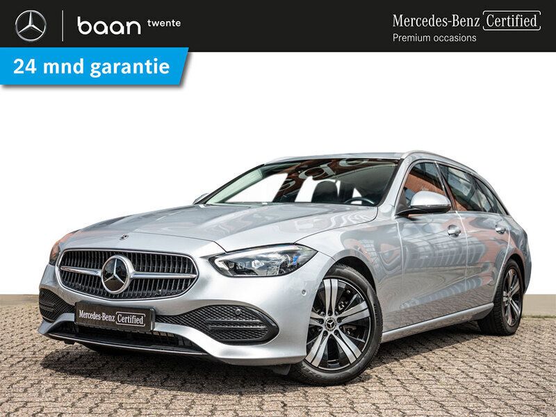 Zilver, metallic lak Gebruikt 2022 Mercedes C200 Luxury Stationwagen | € 39.900 (Goede deal) - Afbeelding 1/4
